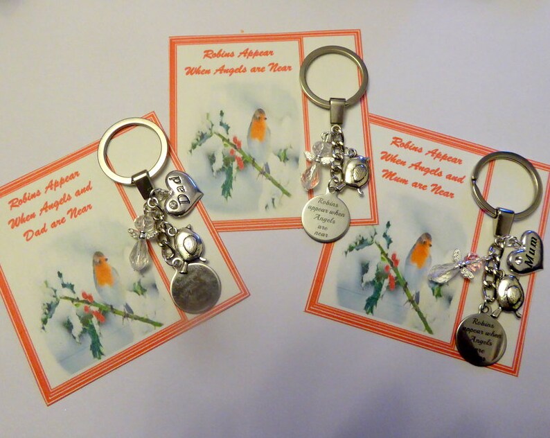 Robins and Feathers Appear When Angels Are Near Remembrance Etsy UK