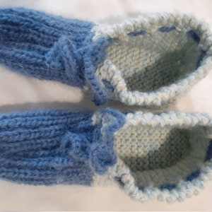 Knitted slippers