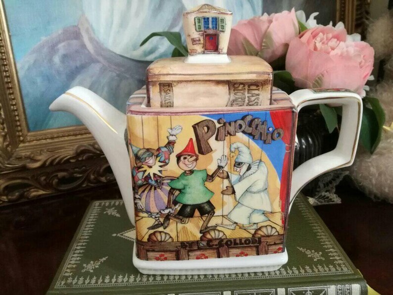 Sadler Classic Stories Pinocchio Teapot and Mug Set Sadler Etsy UK