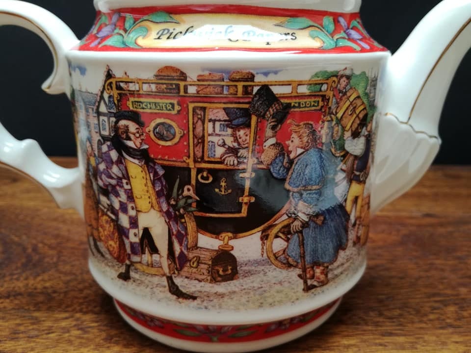 Beautiful James Sadler Pickwick Papers Charles Dickens Teapot Etsy