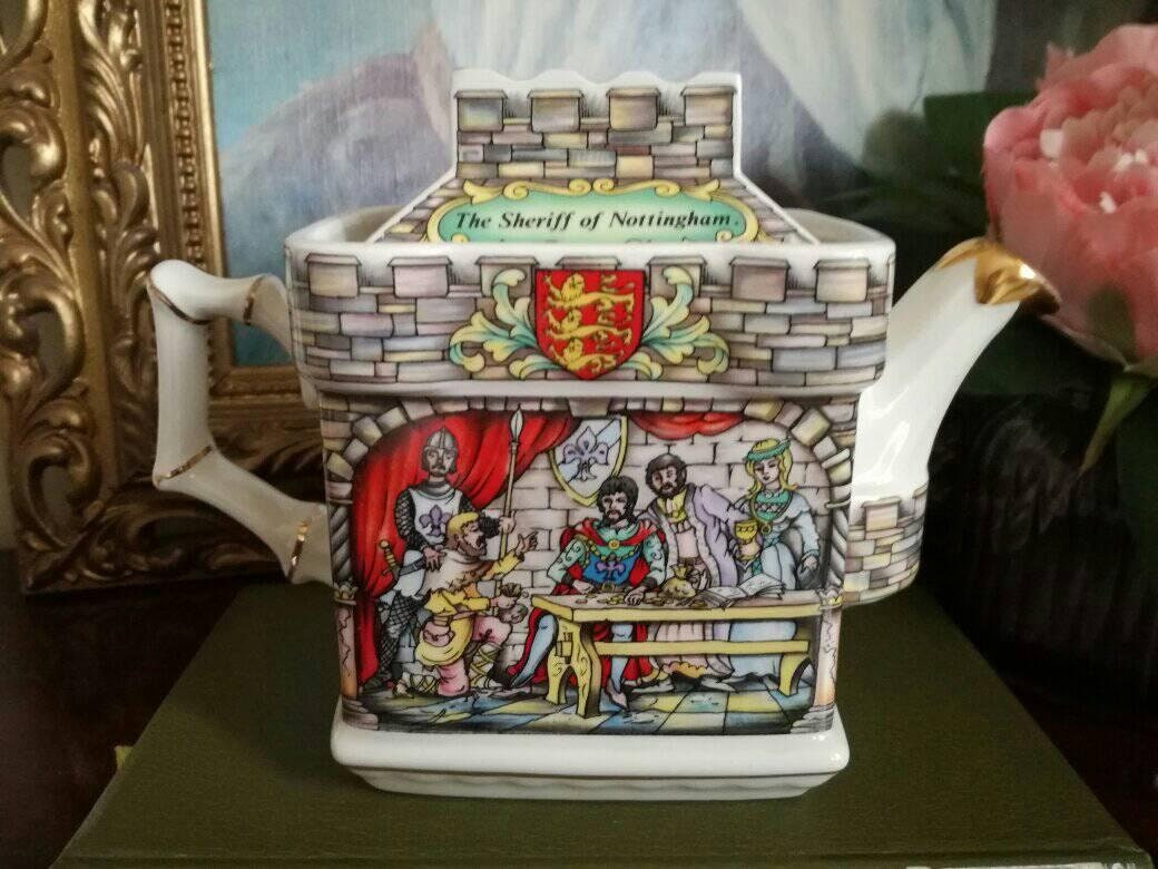 Sadler Robin Hood Sherriff of Nottingham Teapot James Sadler Etsy UK