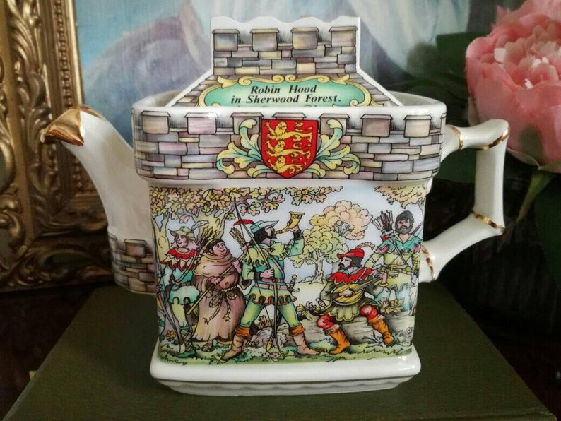 Sadler Robin Hood Sherriff of Nottingham Teapot James Sadler Etsy UK