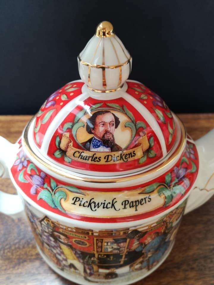 Beautiful James Sadler Pickwick Papers Charles Dickens Teapot Etsy