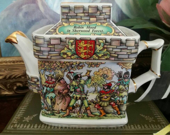 Sadler Robin Hood Sherriff of Nottingham Teapot James Sadler Etsy UK