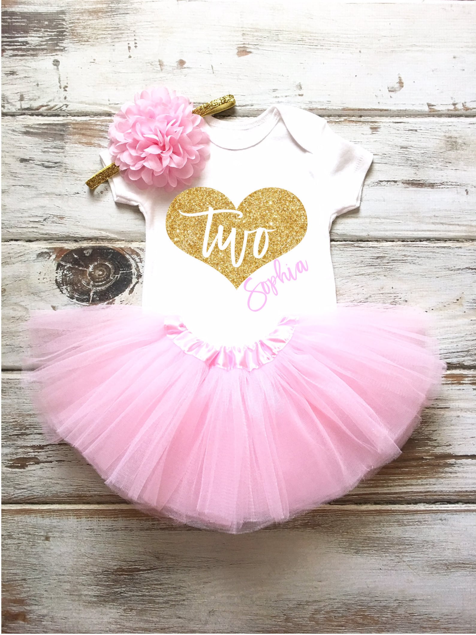 Luke Lulu 2nd Birthday Outfit For Girls Princess Crown Tutu