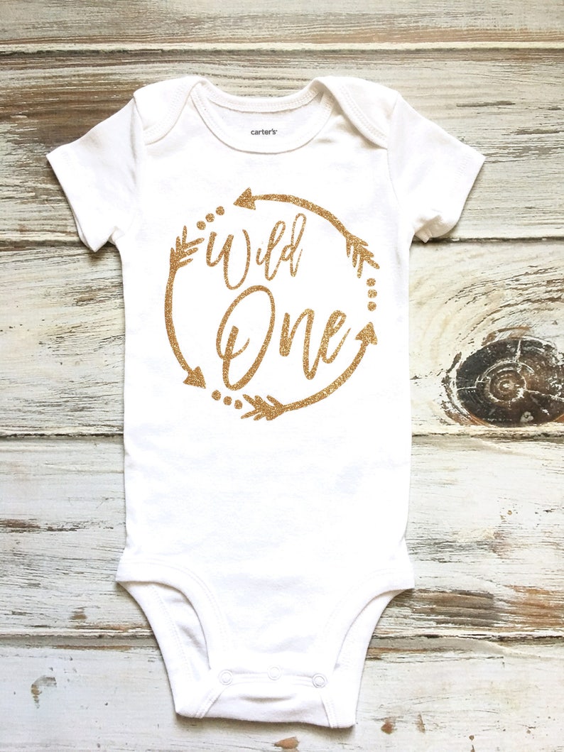 Wild One Birthday Girl Peach and Gold Wild One Birthday Outfit Wild One Shirt Boho Birthday Girl 1st Birthday Girl Outfit Peach Tutu image 2