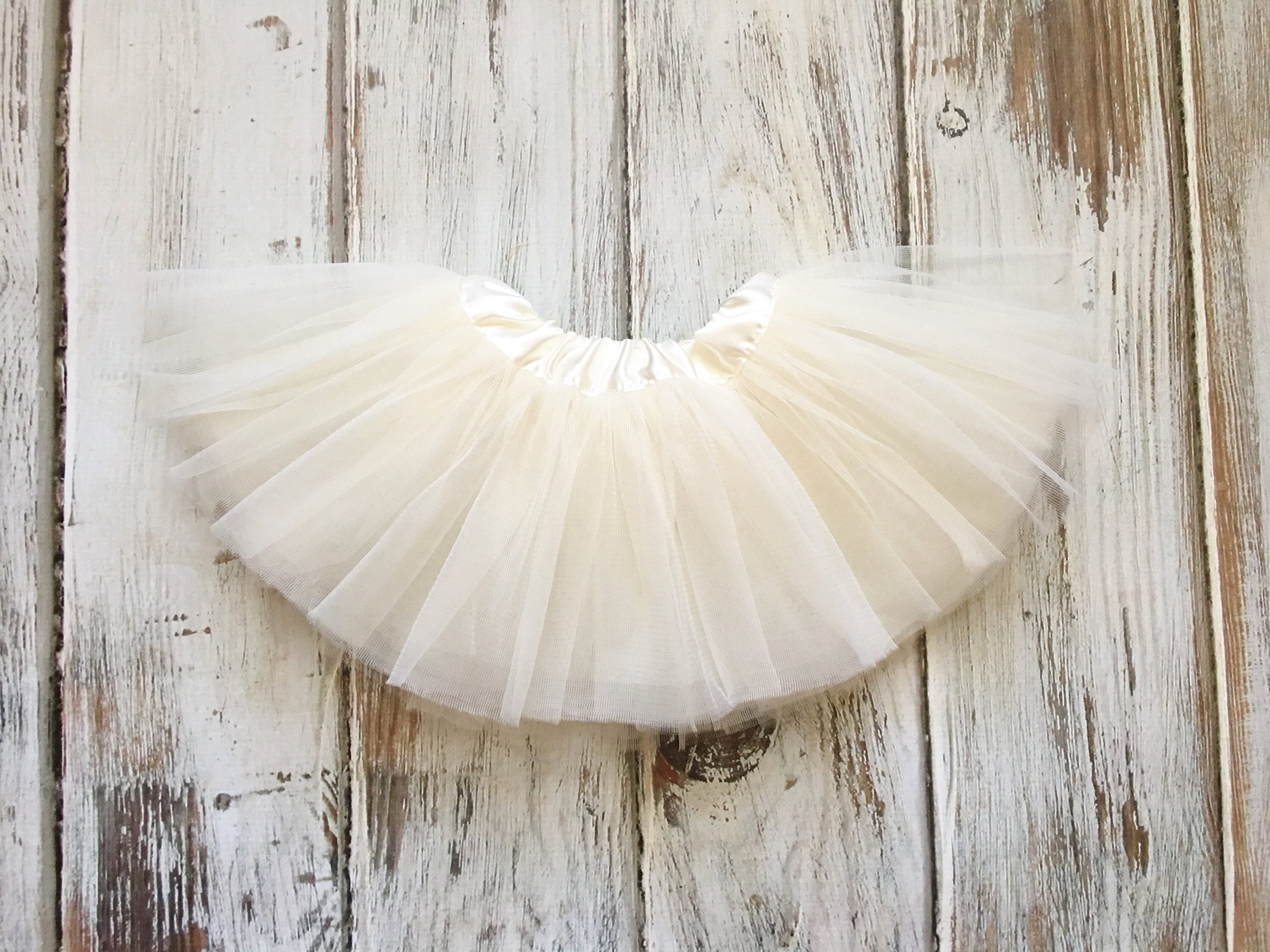 Treat ürself volume tulle tutu ivory Ivory Tulle Skirt - Etsy