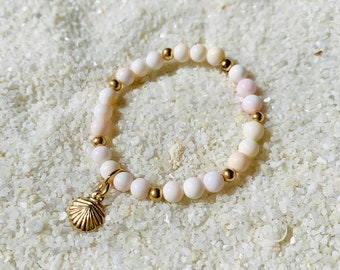 Newborn Sea Shell Bracelet 14k
