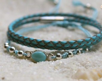 Larimar Ocean Bracelet