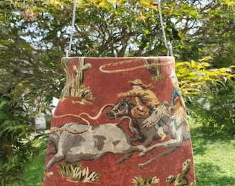 Clothespin bag, Cowboy