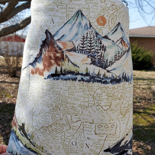 Clothespin bag, Mountains