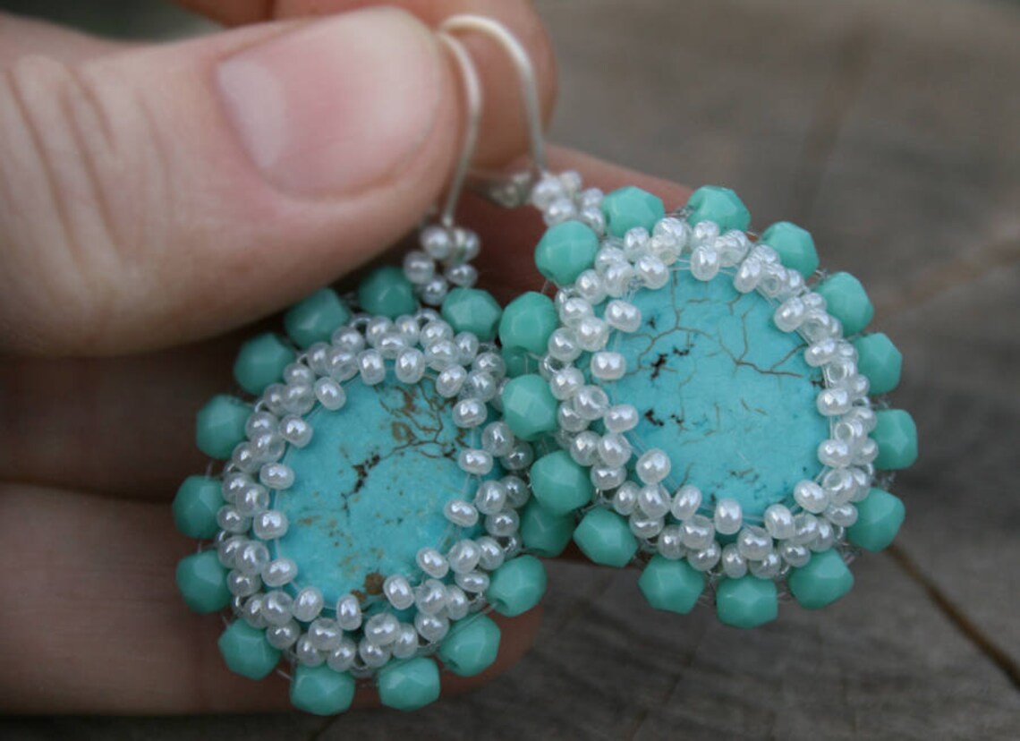 Howlite Vegas Earrings
