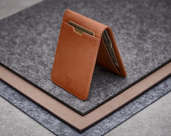 Vaultskin MANHATTAN - Slim Minimalist Bifold Wallet. Credit Card Holder with RFID Blocking. Ideal for Front Pocket