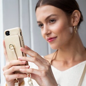 Funda y cartera cruzada para iPhone VICTORIA para iPhone 7+ y 8 Plus