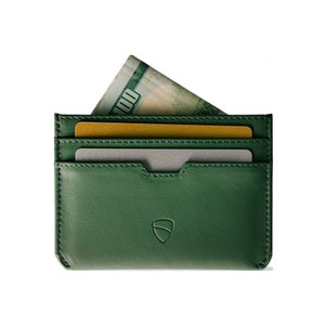 Vaultskin MOORGATE schlanker Kartenhalter - Minimalistische Leder Geldbörse, RFID-blockierende Hülle, passend für die Vordertasche, für Männer und Frauen