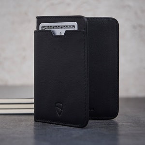 Vaultskin CITY Slim Minimalist Bifold Wallet. Credit Card Holder with RFID Blocking. Ideal for Front Pocket