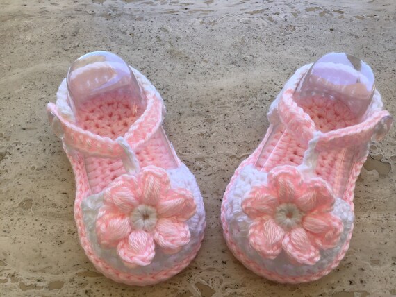 crochet baby girl shoes