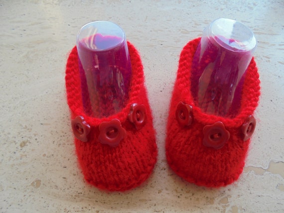 knitted baby shoes for sale