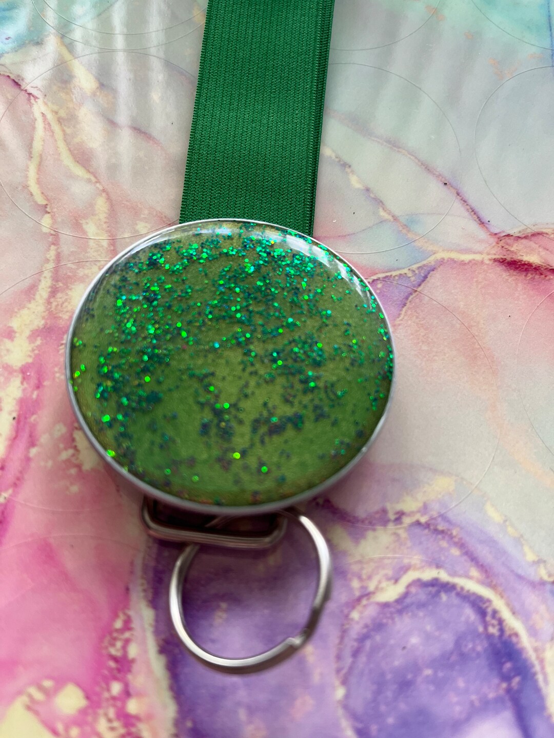 Recycled Soda Can Key Fob With Stretchy Cord Etsy