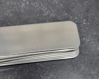 1 x 6 • 14Gg • Aluminum bracelet blanks • hand stamping blanks • bracelet cuff blanks • bracelet components