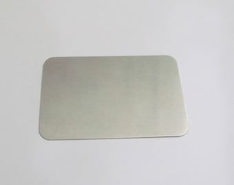 Wallet Blanks• 2 x 3 • 20G Aluminum • pocket cards •Quote Cards •luggage tags• hand stamping blanks