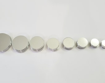 Tumbled Aluminum blanks • 20 Gauge • PREMIUM blanks •20G Round blanks • hand stamping blanks • ready to ship