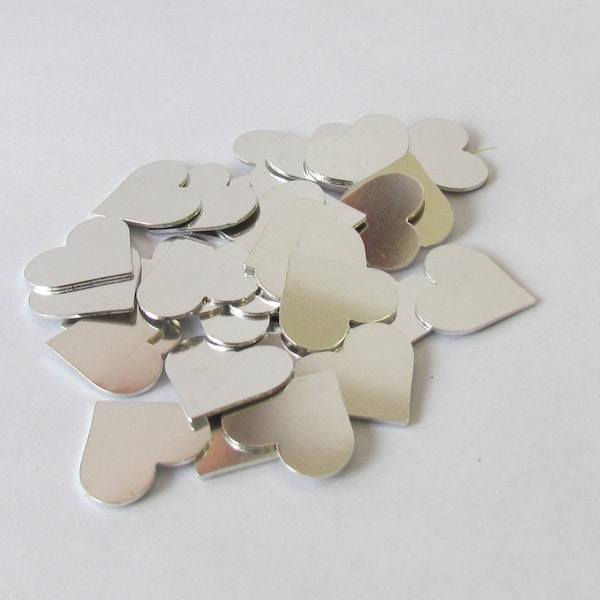 3/4 Hearts blanks •18 gauge Aluminum blanks• PREMIUM Tumbled Blanks •Hand stamping blanks •pendant blanks