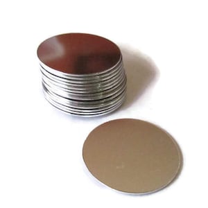 Barras redondas de aluminio de 1 1/4" • Barras de calibre 18 • Barras de estampado PREMIUM • Acabado pulido • Barras de bolsillo • Suministros para estampado manual