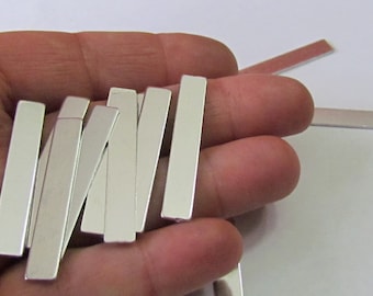 Bar Blanks •  20G PREMIUM • 1/4 x 1 1/2  •Tumbled blanks• necklace bar blanks• Stamping Supplies• vertical bar blanks