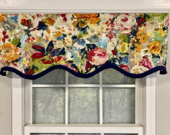Martella Floral Provance Valance