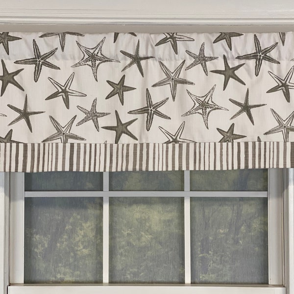 Scott living straight banded valances