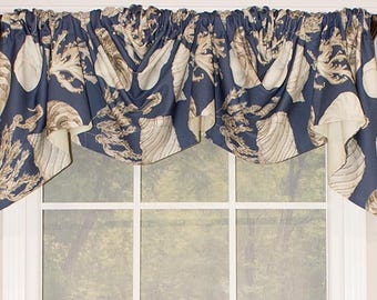 Deep Sea Toile Empire Valance