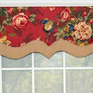 Queensland double regal valance