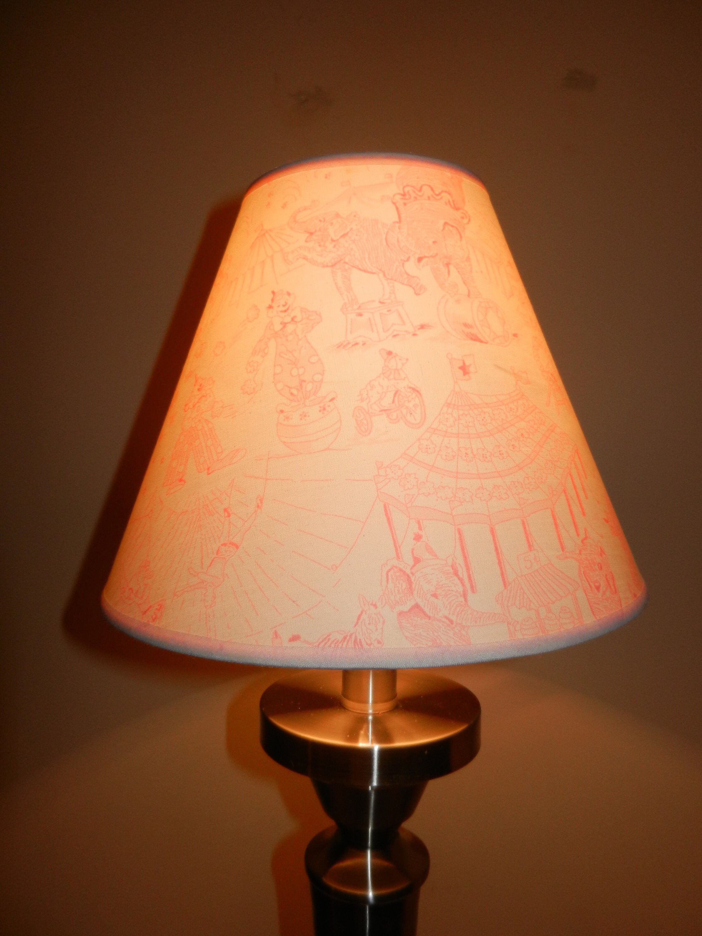 Vintage Clip on Lamp Shade Shade Only Etsy
