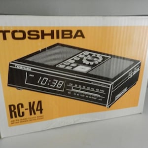 Toshiba Clock Radio - Etsy