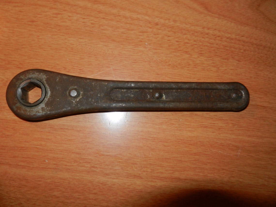 Vintage Hex Head Ratchet Wrench Etsy