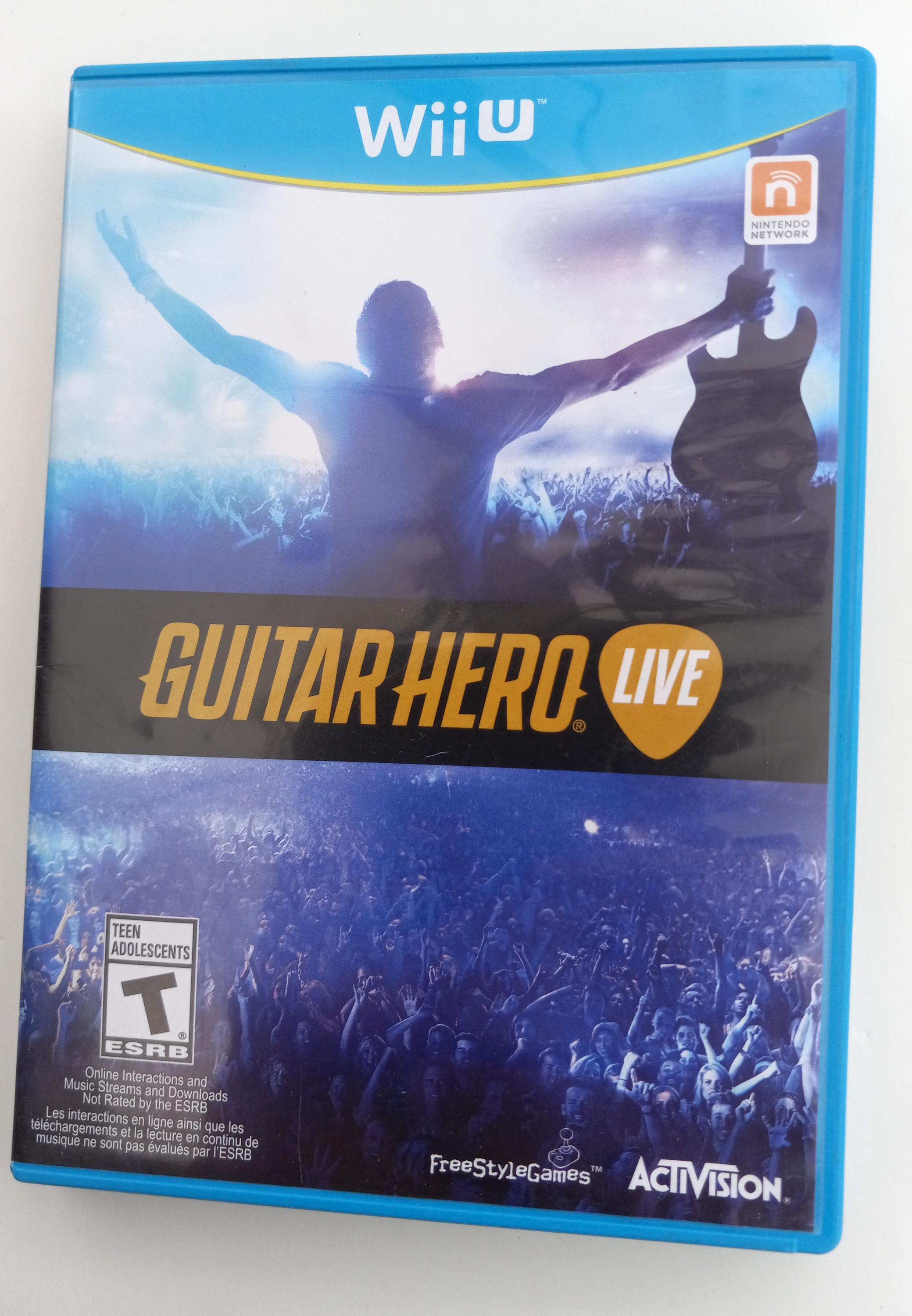 Wii Guitar Hero Live ActiVision