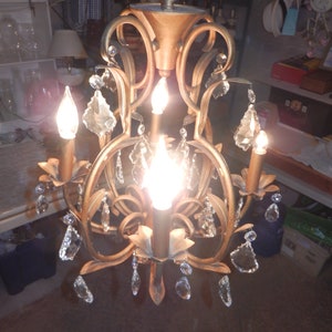 Vintage Crystal Chandelier