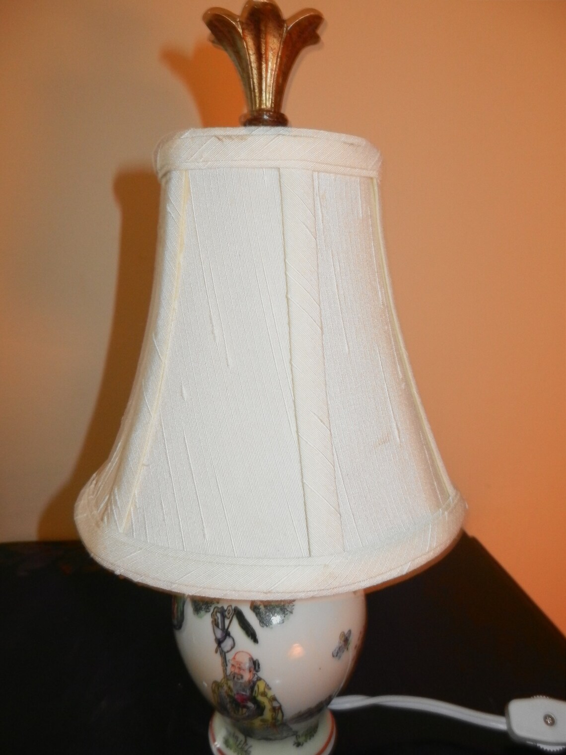 Three Mini Lamp Shades in Light Ivory Clipon Shades Lined Etsy