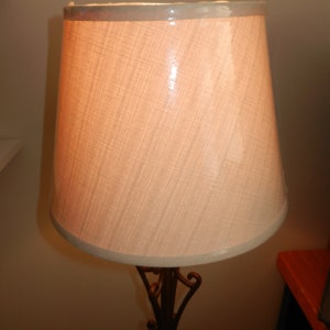 Burlap Like Uno Lamp Shade