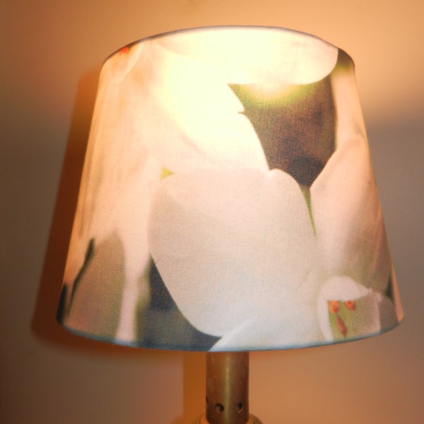 Vintage Print Lamp Shade, Uno Attachment, Great Contemporary Look