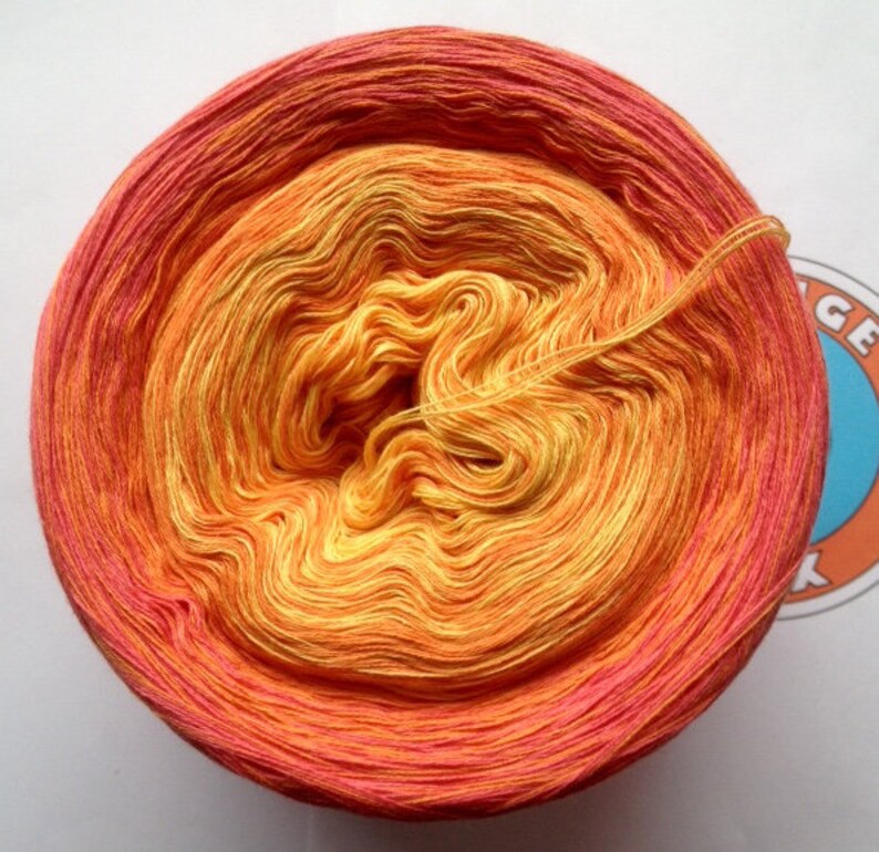 0,04EUR/meter, 900 m Mako-Baumw./Cashmere CoralSunset image 4