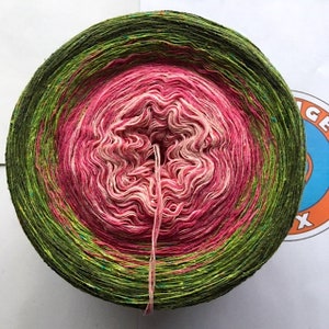 0.04EUR/meter, 900 m bourette silk/wool/PA Kampen dune rose image 1