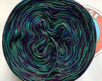 0.03EUR/meter, 1200 m Supima cotton/silk “Purple Peacock”