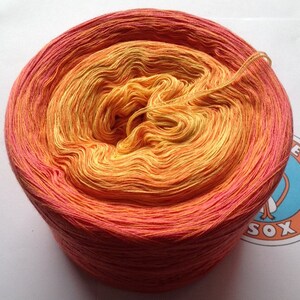 0,04EUR/meter, 900 m Mako-Baumw./Cashmere CoralSunset image 3