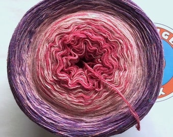 0.04EUR/meter, 900 m bourette silk/wool/PA "Blossom Dreams"