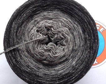 0.04EUR/meter, 1200 m bourette silk/wool/PA "Labrador Granite"