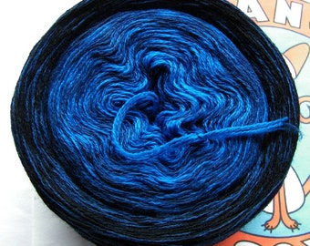 0,04EUR/meter, 900 m 100% Merino extrafine "Polarnacht"