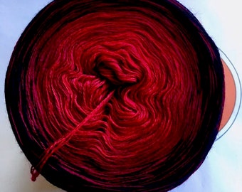 0,04EUR/m, 600m Merino extrafein, "Schwarzkirsche"