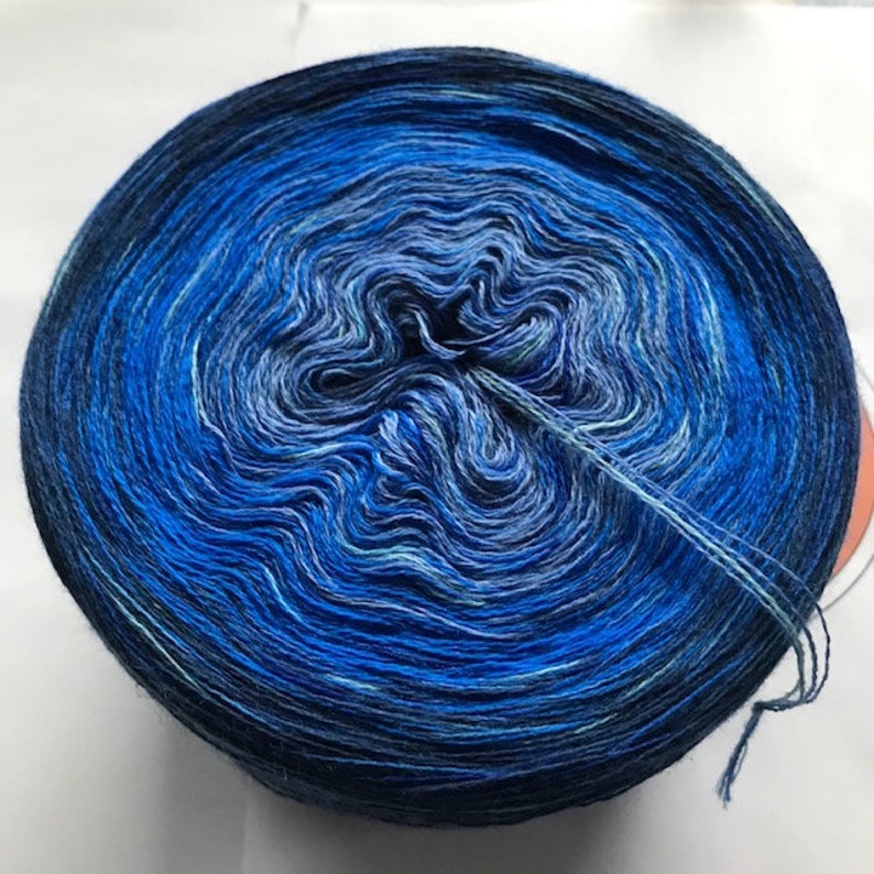 0,04EUR/m, 900m Merino extrafein Deep Sea Bild 5